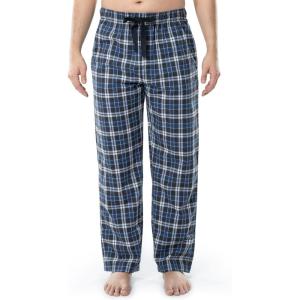 Fruit of the Loom Pantalon Pyjama Sommeil Tissu Bas de Pijama Homme(Noir/Carreaux)