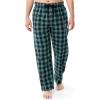 Fruit of the Loom Pantalon de Pyjama en Flanelle Tissée Teint en Fil – Bas de Pyjama – Pantalon de Pyjama en Flanelle tissée Teint en Fil – Homme(Vert/Carreaux)