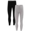Light Grey Heather/Black Soot (2 Pack)
