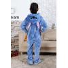 Auspicious Beginning Pyjamas pour Enfants Stitch Costume Cosplay Animaux Kigurumi(Bleu)