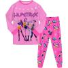 Générique Ensemble 2 pièces Pyjama Noël pour Garçons et Filles T-Shirt et Pantalon vêtements de Nuit avec pour Enfants Pyjamas pour Filles Ensemble Noël Carnaval Fête(A05-hot Pink)
