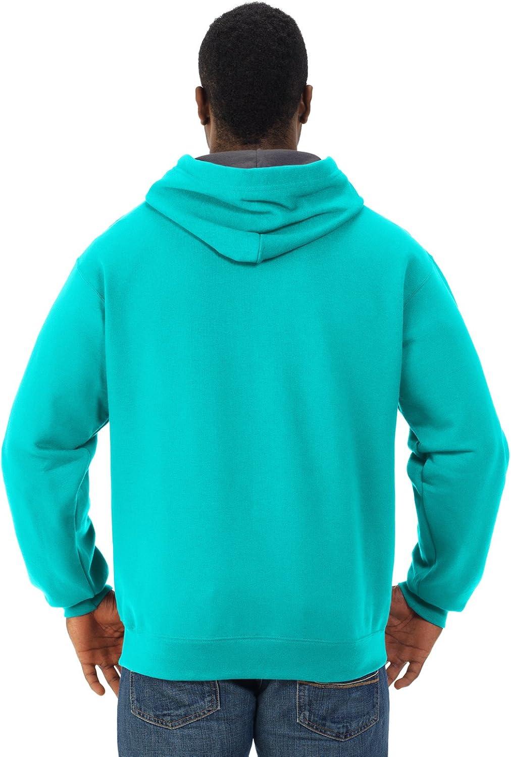 image:imageFruit of the Loom Pull Over Premium Sweat Capuche HommeBleu Scuba Blue
