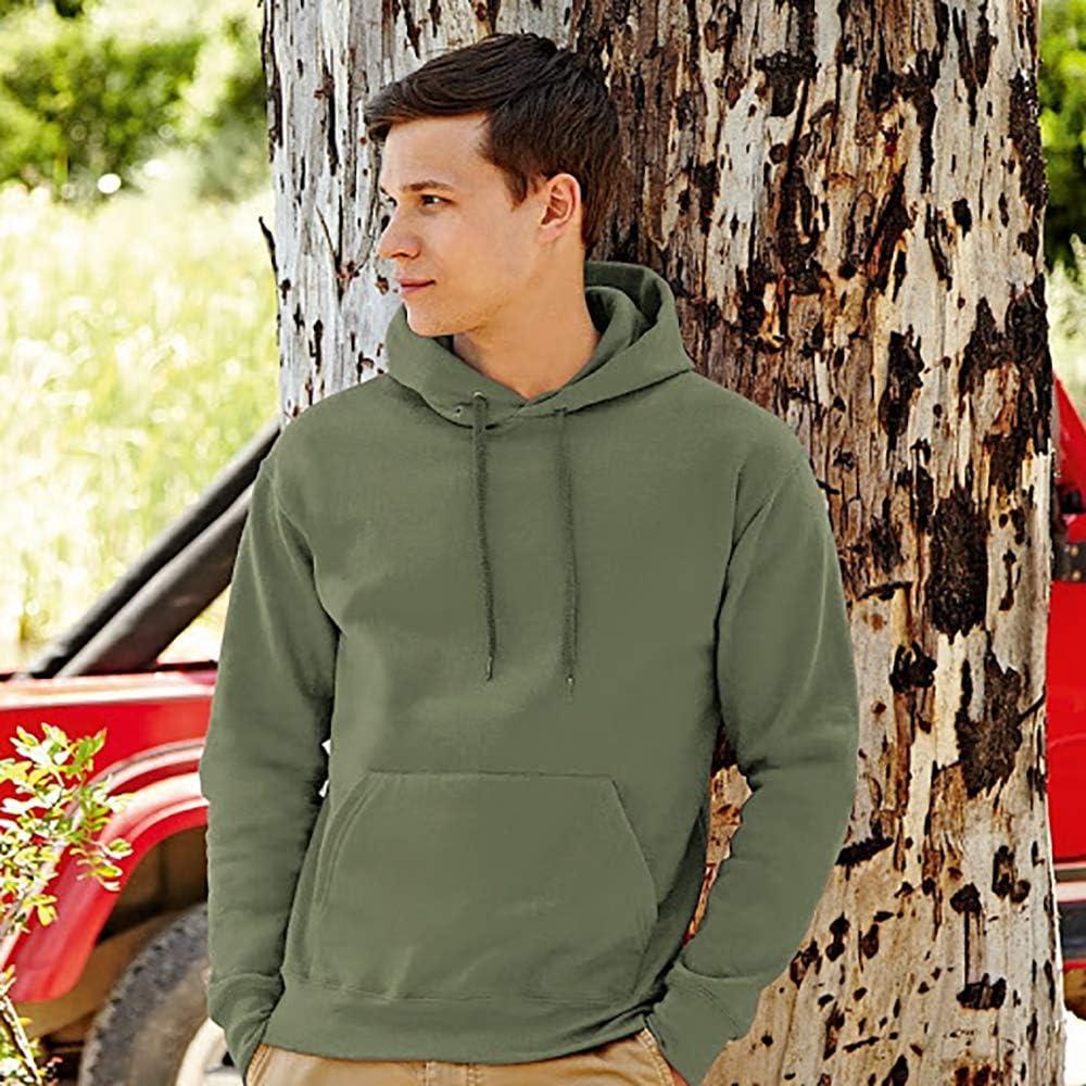 image:imageFruit of the Loom Pull Over Premium Sweat Capuche HommeGris