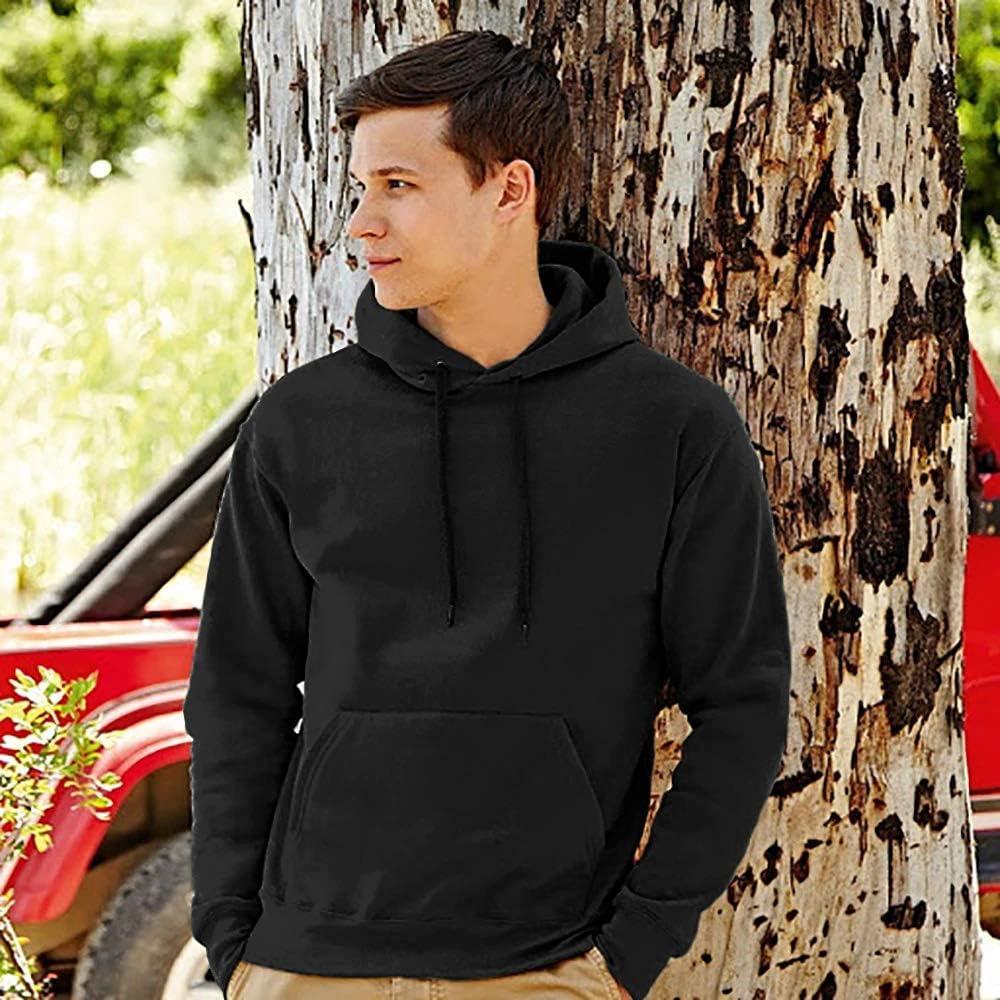 image:imageFruit of the Loom Pull Over Premium Sweat Capuche HommeNoir