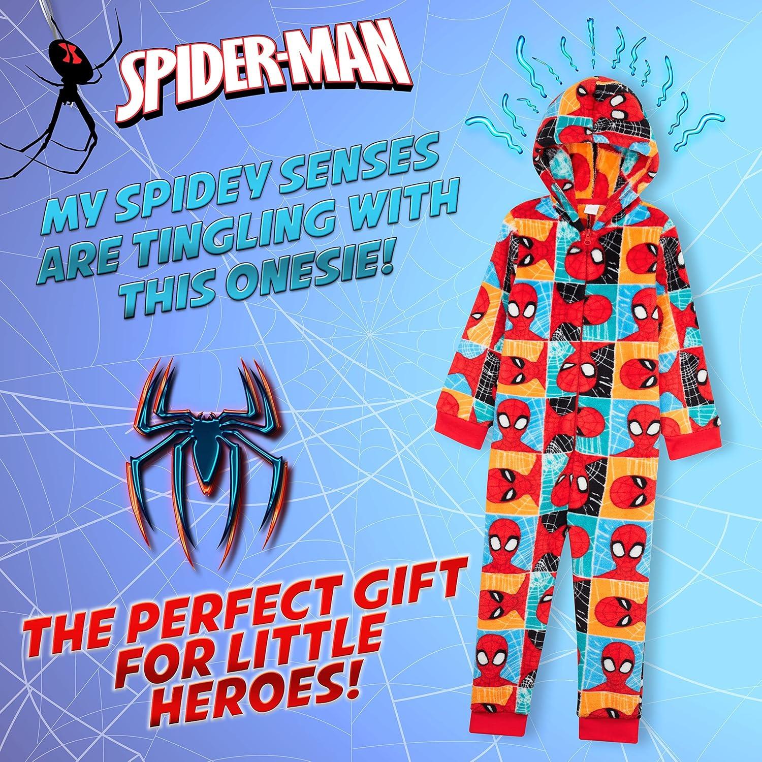 image:imageMarvel Pyjama Spiderman Combinaison Grenouillre Surpyjama Enfant GarconMulticolore