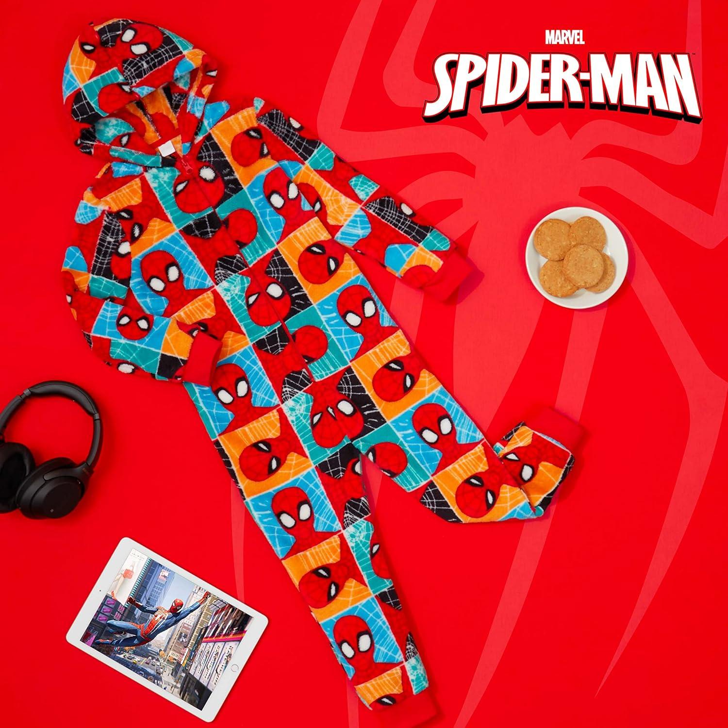 image:imageMarvel Pyjama Spiderman Combinaison Grenouillre Surpyjama Enfant GarconMulticolore