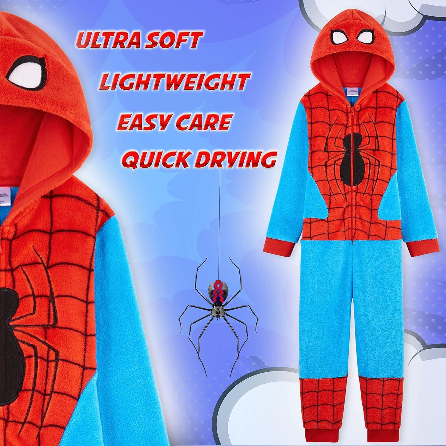 image:imageMarvel Pyjama Spiderman Combinaison Grenouillre Surpyjama Enfant GarconRougeBleu