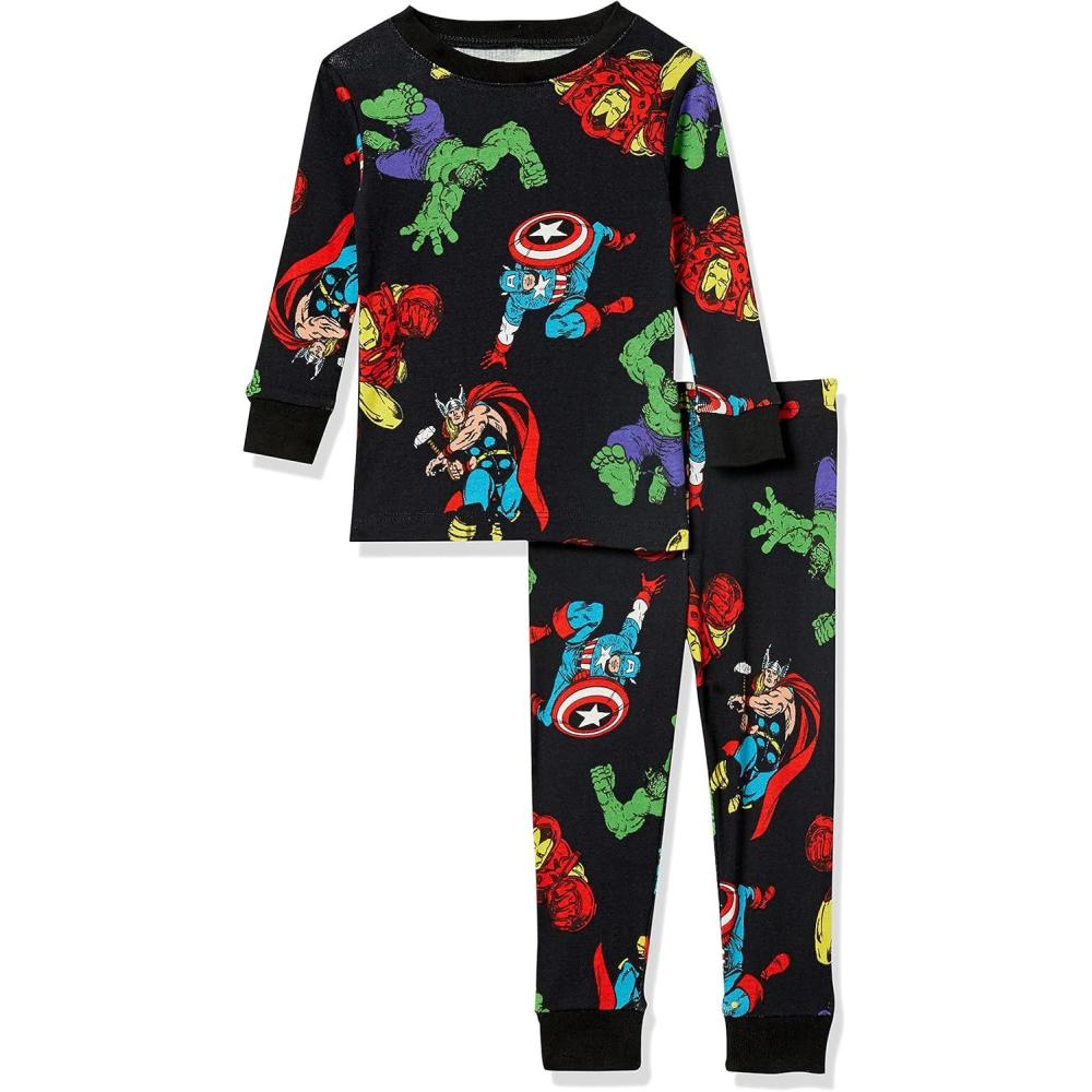 image:imageAmazon Essentials Garon Ensembles De Pyjama Coupe Ajuste 3 PicesMarvel Avengers Baby And Kids