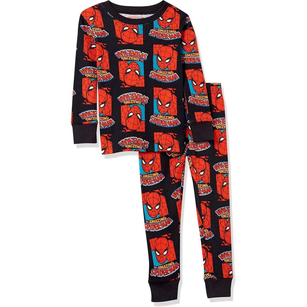 image:imageAmazon Essentials Garon Ensembles De Pyjama Coupe Ajuste 3 PicesSpiderman Marvel