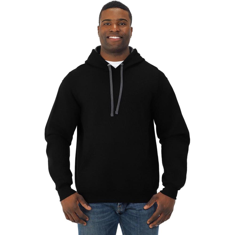 image:imageFruit of the Loom Pull Over Premium Sweat Capuche HommeNoir Noir
