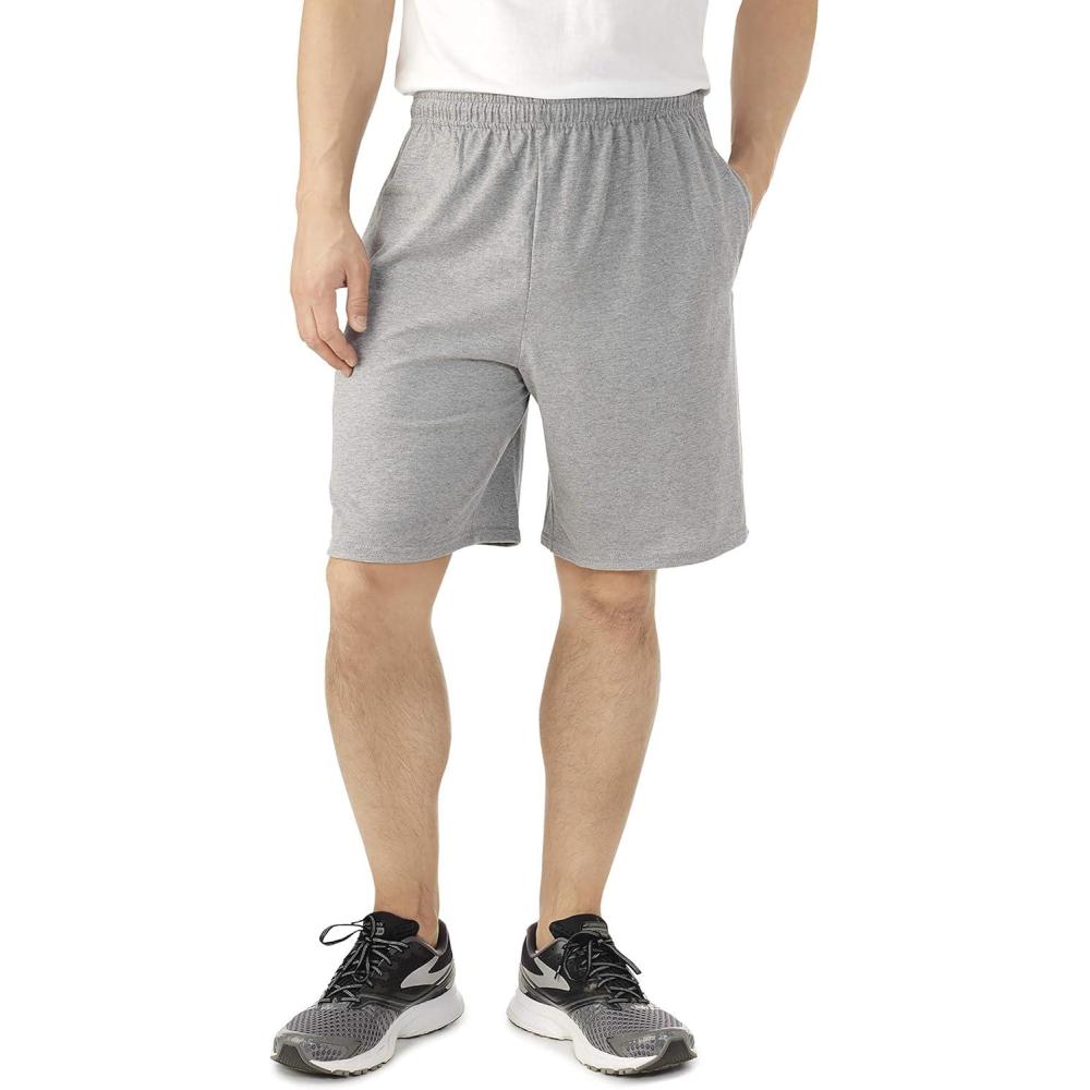 image:imageFruit of the Loom Shorts Lot de 2 HommeGris