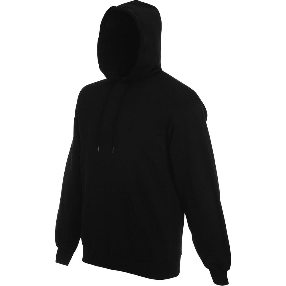 image:imageFruit of the Loom Sweat Capuche pour Homme Noir Noir 50
