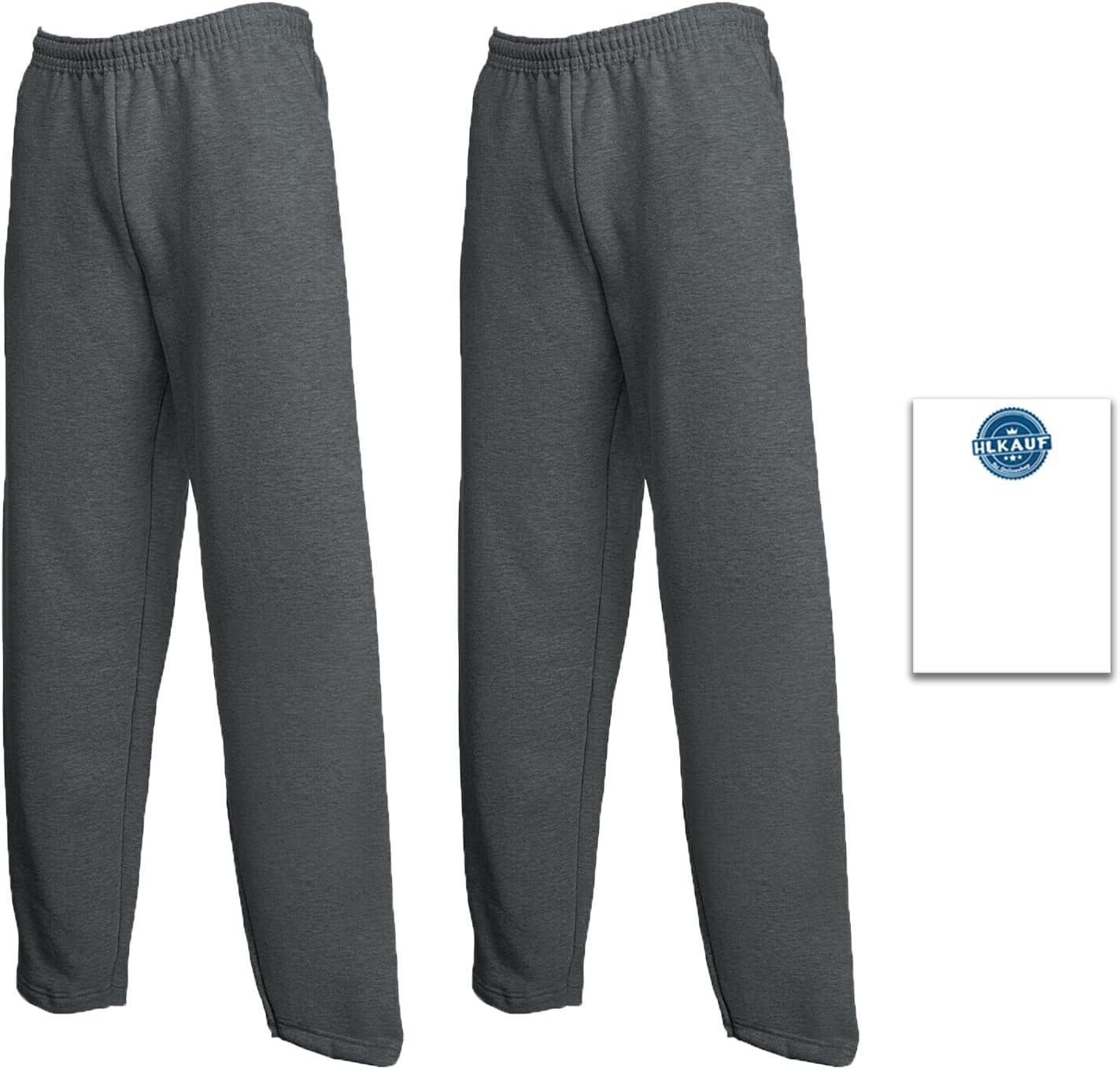 image:imageFruit of the Loom Pantalon de Jogging Homme2 X Dark Heather Ouvert 1 Blocnotes Hl Achat