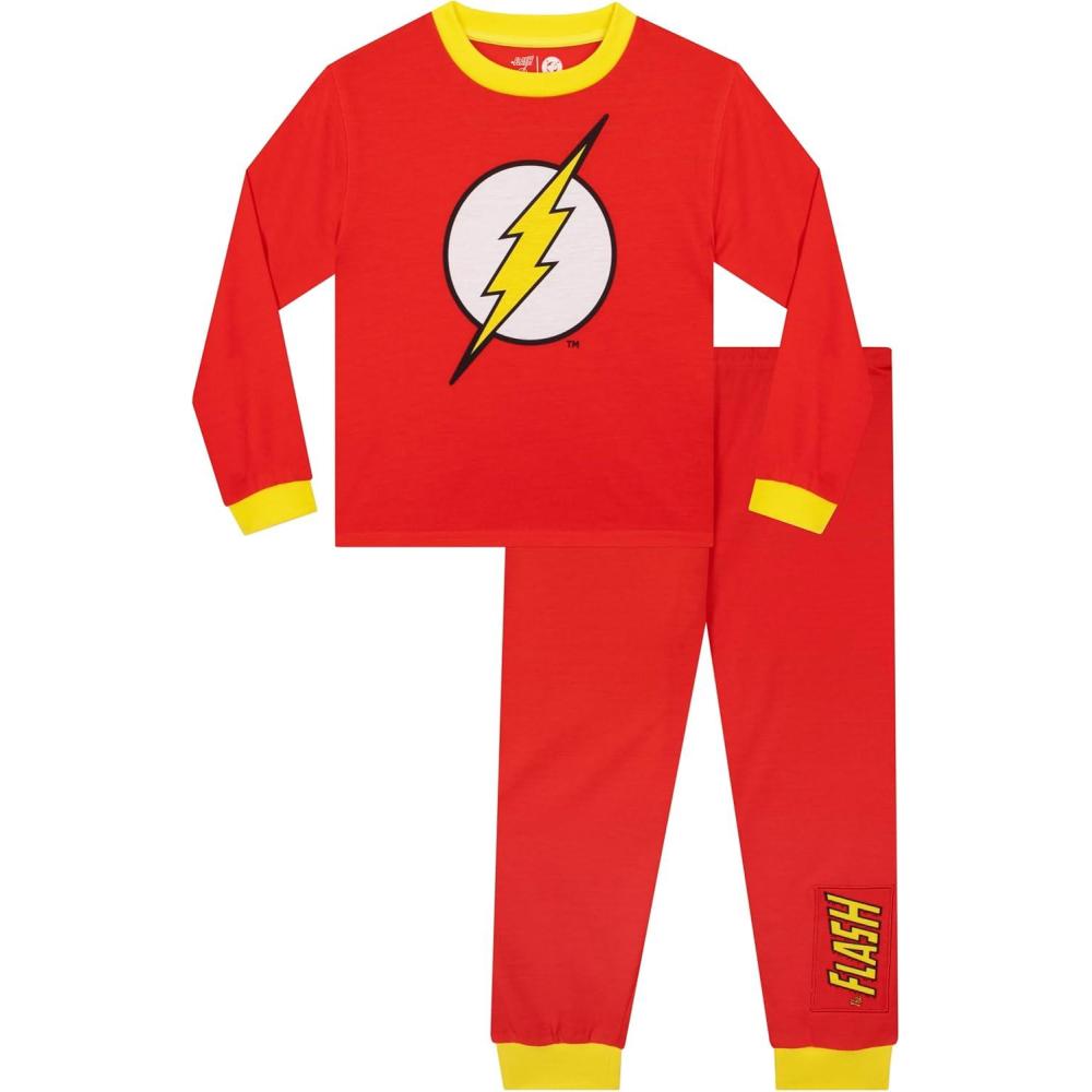 image:imageDC Comics Pyjama Batman Garon Pyjama SuperHros EnfantThe Flash Garon Ensemble Manches LonguesThe Flash