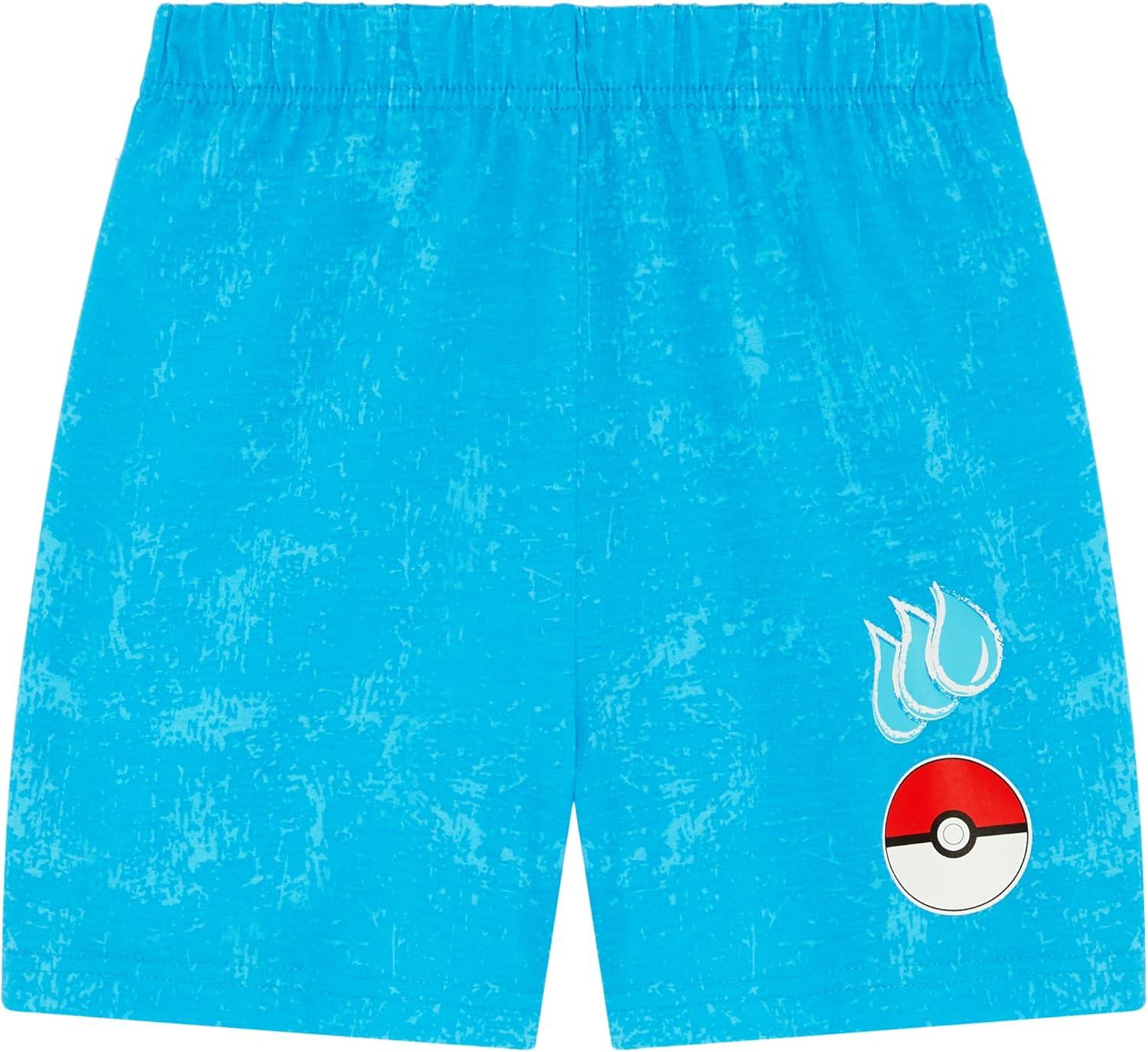 image:imagePokmon Pyjama Court rtro DracaufeuCharizard ou TortankBlastoiseBleu