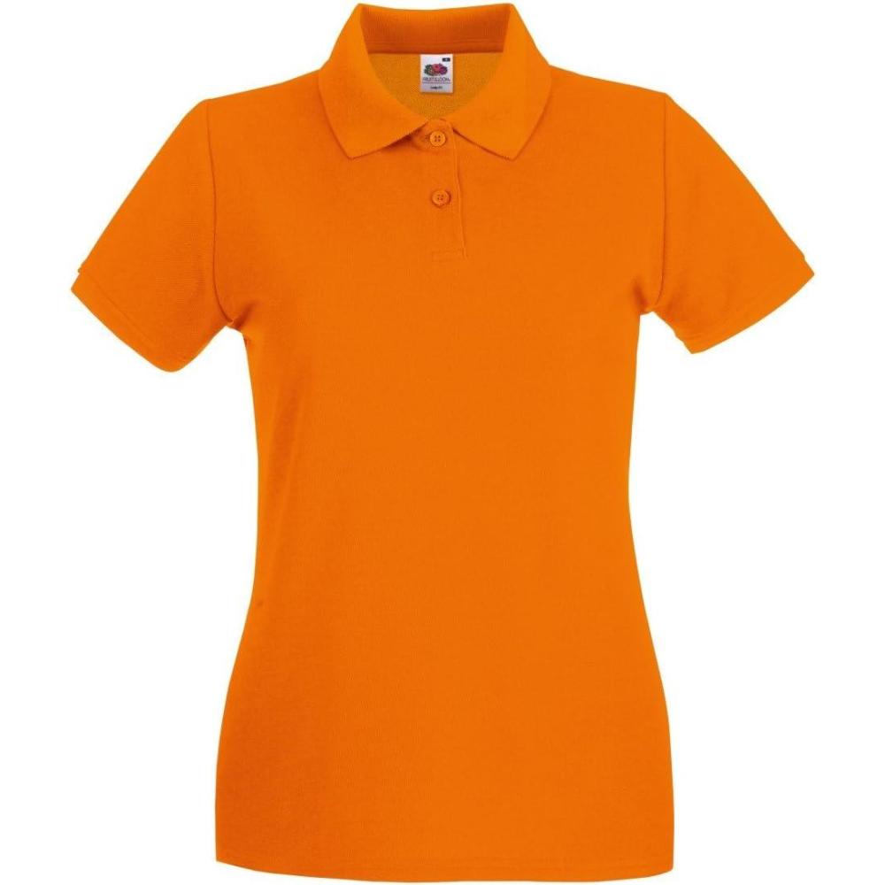 image:imageFruit of The Loom Polo Premium Lady Fit FemmeArancio