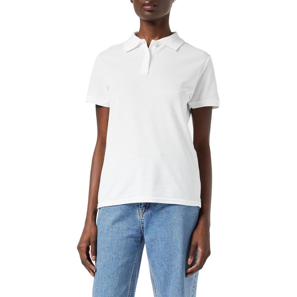 image:imageFruit of The Loom Polo Premium Lady Fit FemmeBlanc Blanc
