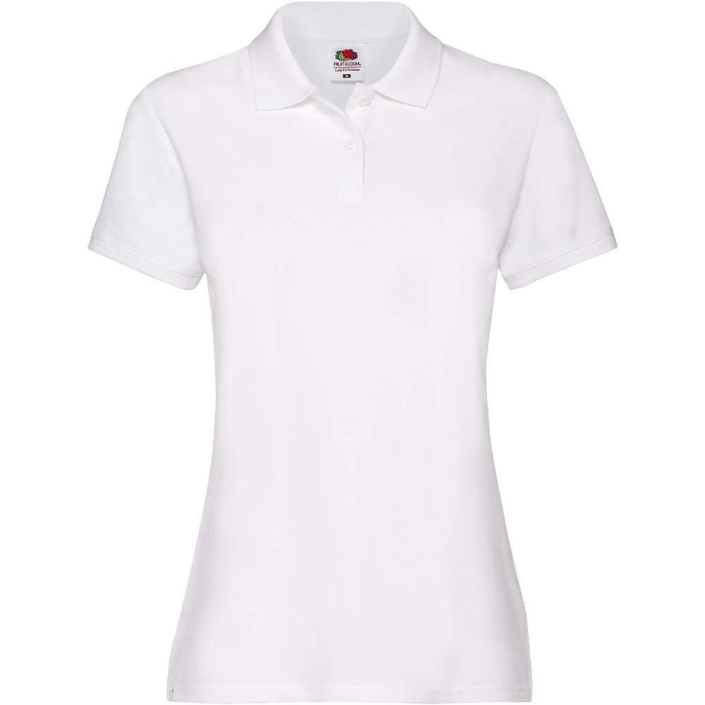image:imageFruit of The Loom Polo Premium Lady Fit FemmeBlanc