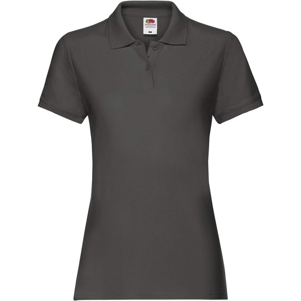 image:imageFruit of The Loom Polo Premium Lady Fit FemmeGraphite