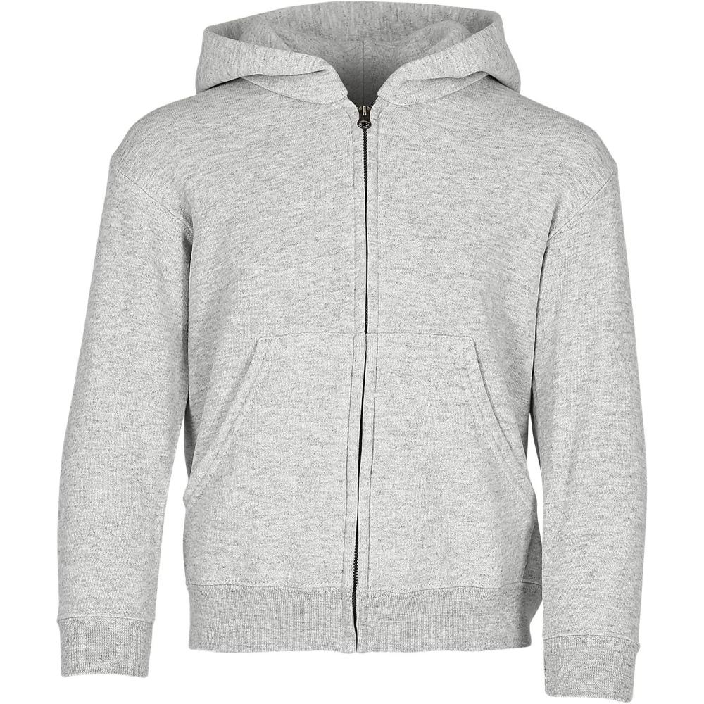 image:imageFruit of the Loom 620450 SweatShirt Capuche Mixte EnfantGris Heather Grey