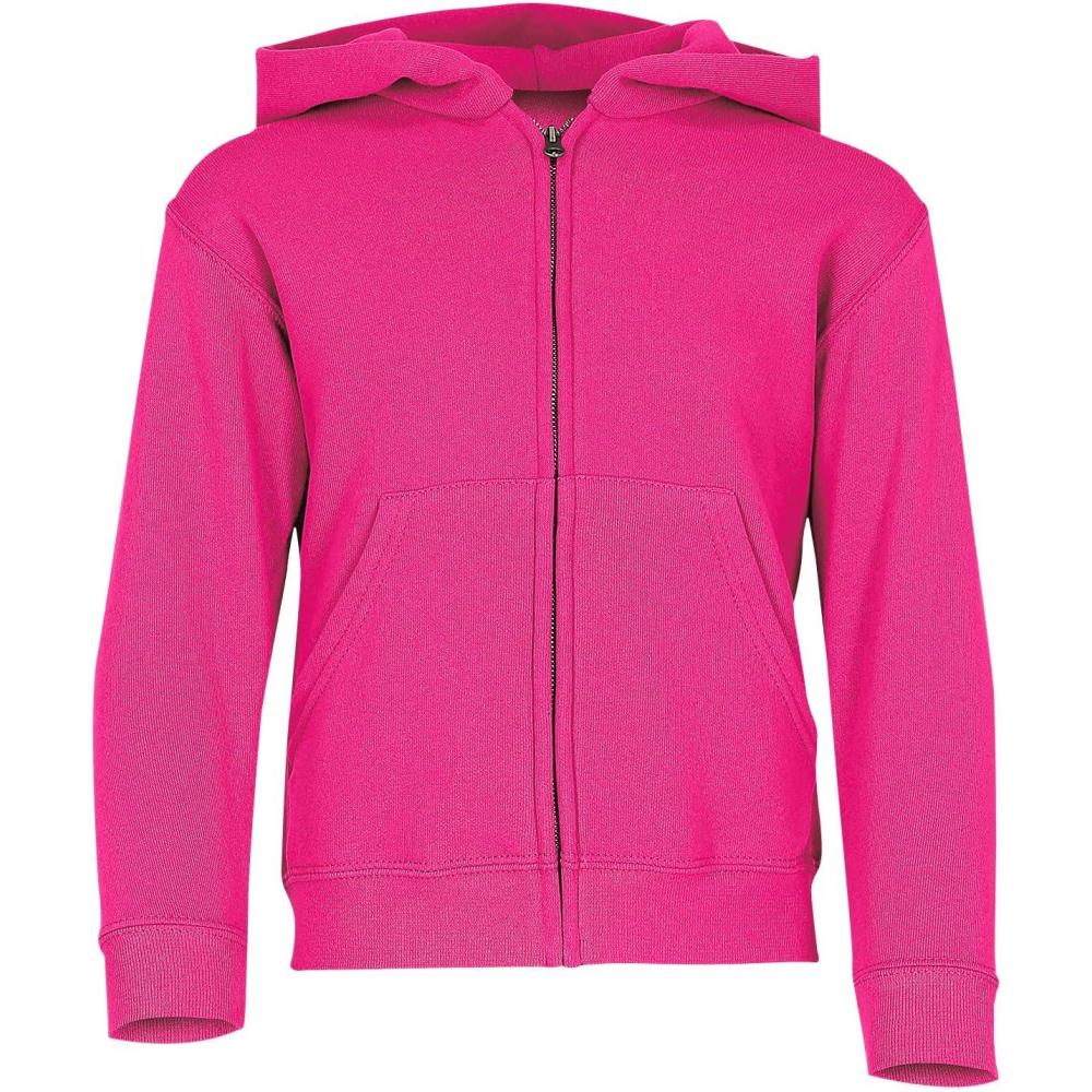 image:imageFruit of the Loom 620450 SweatShirt Capuche Mixte EnfantRose Fuschia