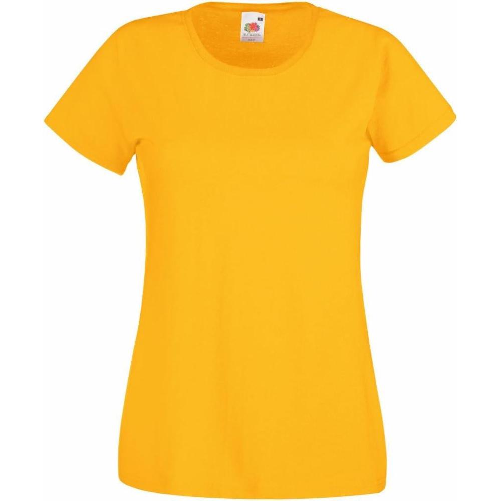 image:imageFruit of the Loom Tshirt pour femme jaune XXL