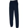 Fruit of The Loom Eversoft Fleece Sweatpants – Pantalon de survêtement – Eversoft Pantalon de survêtement en Polaire avec Poches, évacuation de l&rsquo;humidité et Respirant, Tailles S à 4X – Homme(1 X Deep Navy Elastisch + 1 Hl Kauf Notizblock)
