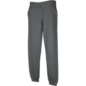 Fruit of The Loom Eversoft Fleece Sweatpants – Pantalon de survêtement – Eversoft Pantalon de survêtement en Polaire avec Poches, évacuation de l&rsquo;humidité et Respirant, Tailles S à 4X – Homme(1 X Darkheather Elastisch + 1 Hl Kauf Notizblock)