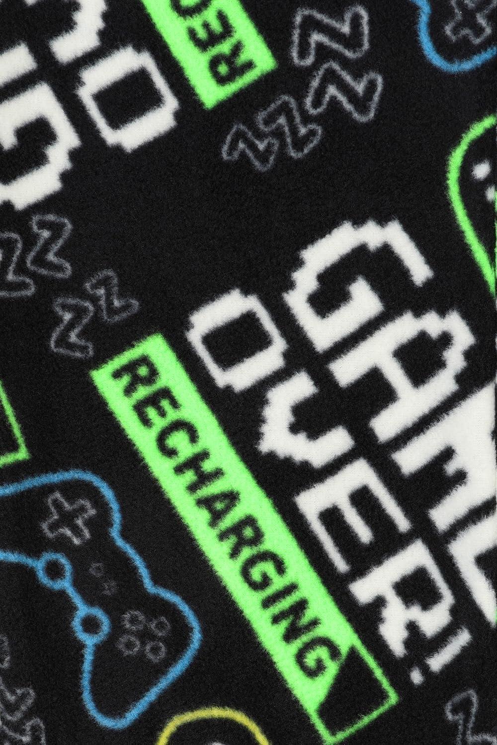 image:imagePyjama long en polaire Game Over pour garon