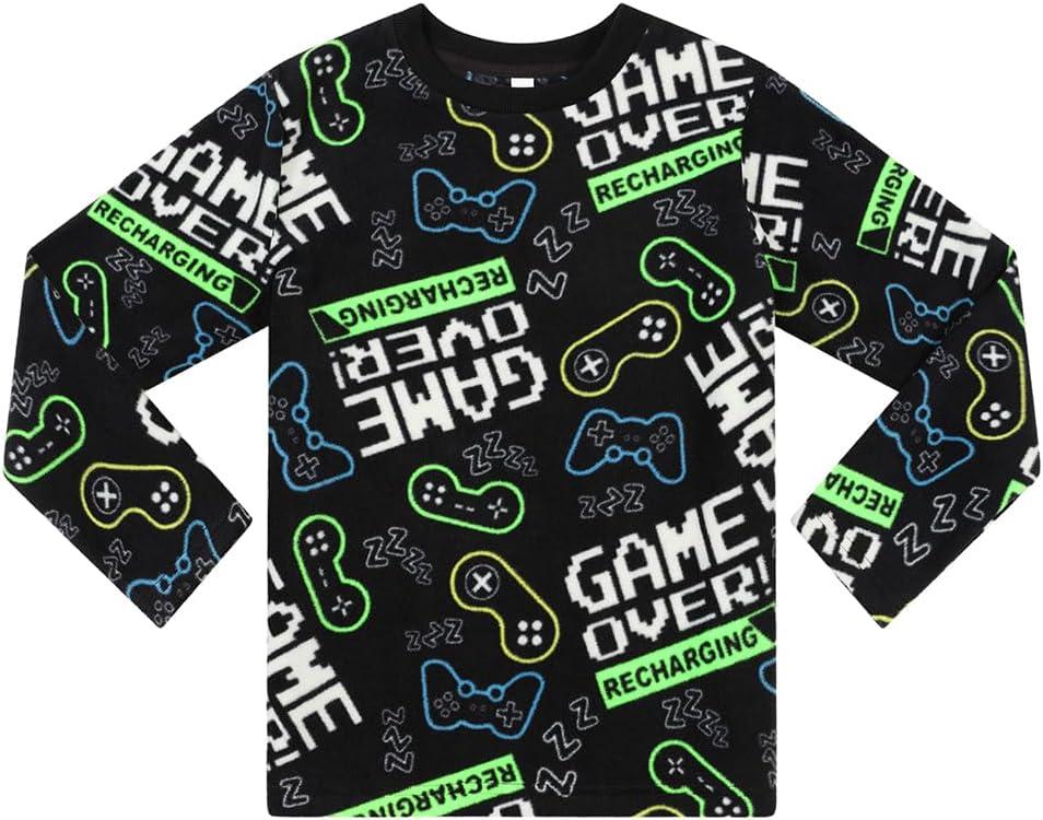 image:imagePyjama long en polaire Game Over pour garon