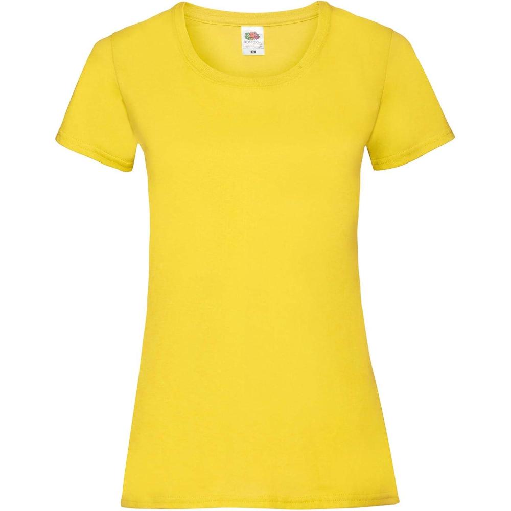 image:imageFruit of the Loom Tshirt Femme Jaune citronier Small