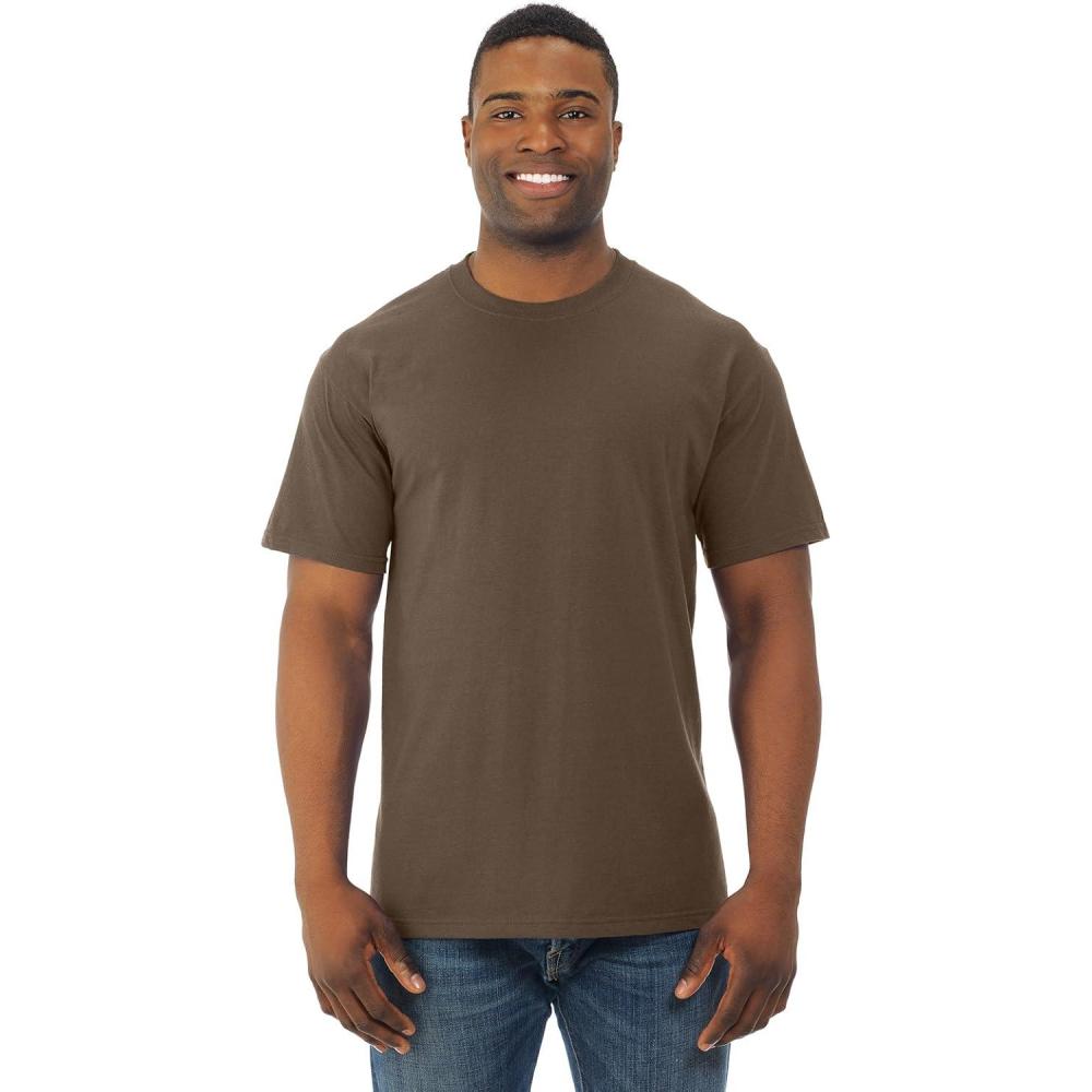 image:imageFruit of the Loom 3930 100 Heavy Cotton TeeChocolat