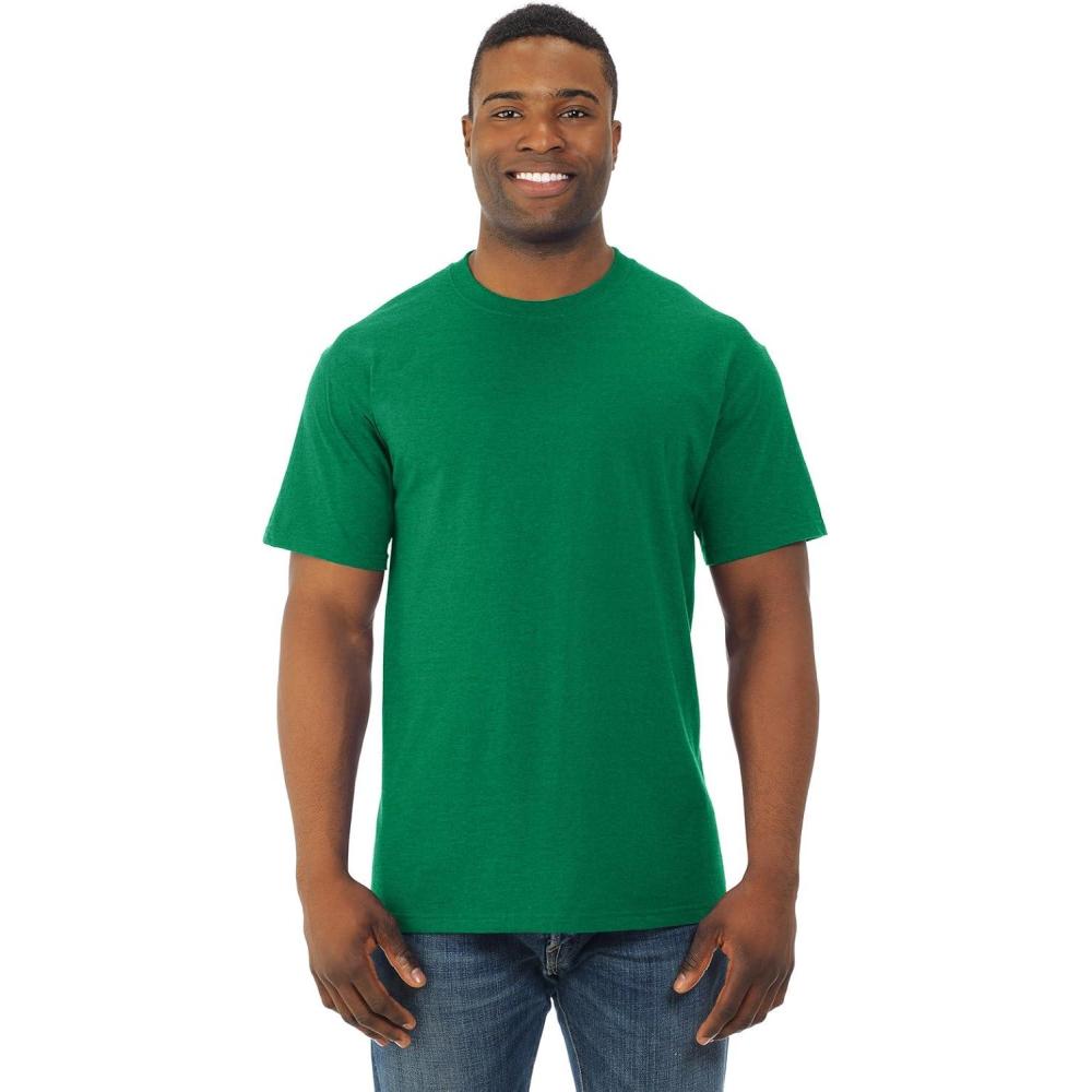 image:imageFruit of the Loom 3930 100 Heavy Cotton TeeVert Chin Rtro