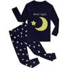 “ Vaisseau Spatial ”Pyjama Deux-pièce, graçons et Filles, 100% de Coton (Groupe d’âge : 2-11 Ans)(Lune)